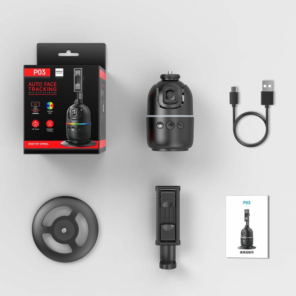 Stabilisateur Gimbal Smartphone – Suivi Automatique du Visage