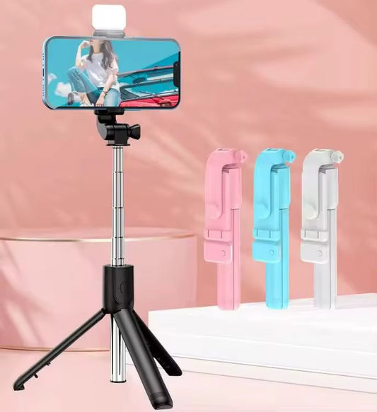 📸 Trépied Selfie Stick 3-en-1 avec Télécommande Bluetooth