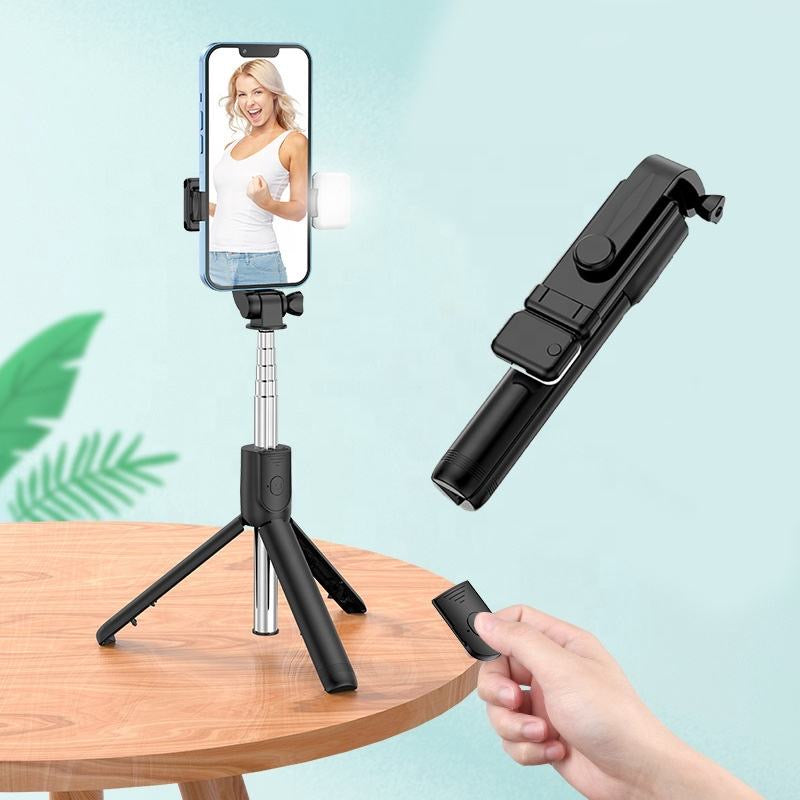 📸 Trépied Selfie Stick 3-en-1 avec Télécommande Bluetooth